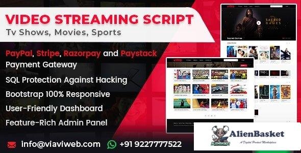 55246  Video Streaming Portal v1.3 - (TV Shows, Movies, Sports, Videos Streaming, Live TV)