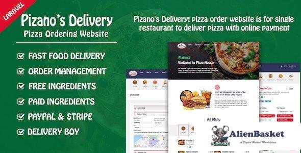 55248  Pizano's Delivery v1.0 - Unlimited pizza order website