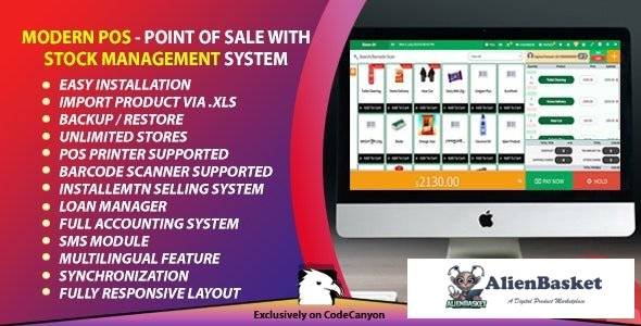 55305  Modern POS v3.2 - Point of Sale with Stock Management System