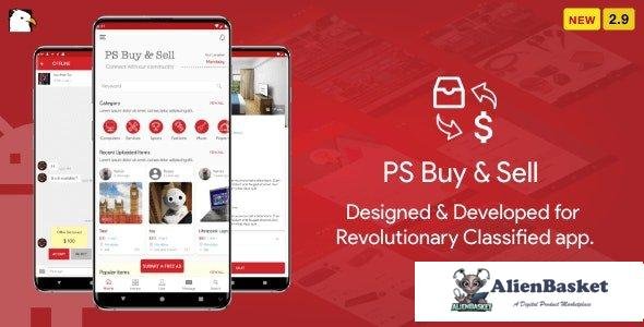 56095  PS BuySell v3.0 - ( Olx, Mercari, Offerup, Carousell, Buy Sell ) Clone Classified App