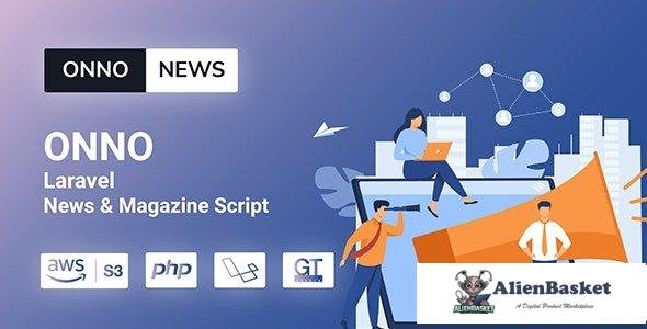 55458  ONNO v1.0 - Laravel News & Magazine Script