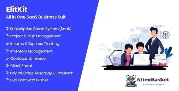 56375  ElitKit v1.9.1 - All In One SaaS Business Suit