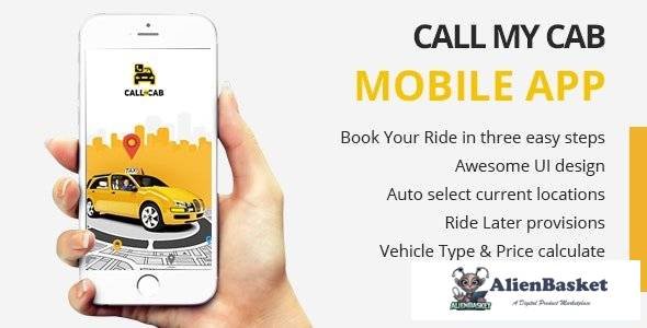 55606  Online Taxi Booking App - Call My Cab Mobile App