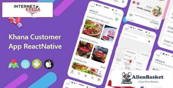 55616  Khana v1.0 - Multi Restaurants And Food Delivery Customer App