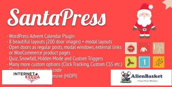 55677  SantaPress v1.3.7 - WordPress Advent Calendar Plugin & Quiz