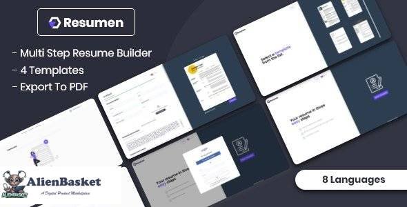 55707  Resumen v0.1 - MultiStep Resume Builder