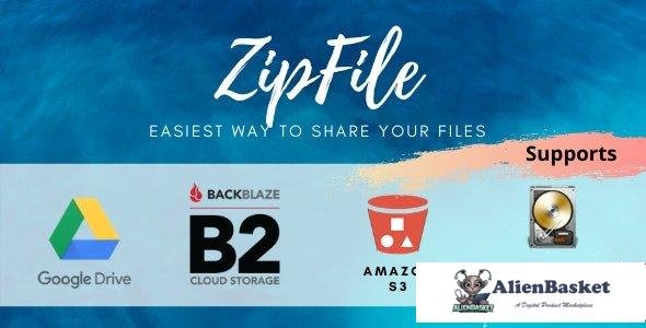 56158  ZipFile v2.6 - File sharing made easy & profitable. Use Google Drive, S3 and Backblaze to hos