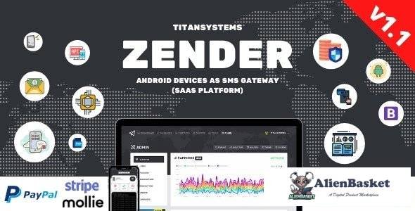 56211  Zender v1.1.3 - Android Mobile Devices as SMS Gateway (SaaS Platform)