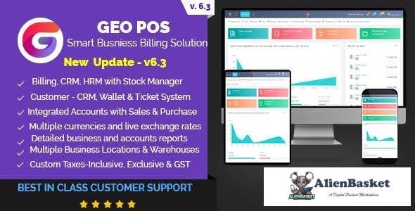 56383  Geo POS v6.3 - Point of Sale, Billing and Stock Manager Application - 