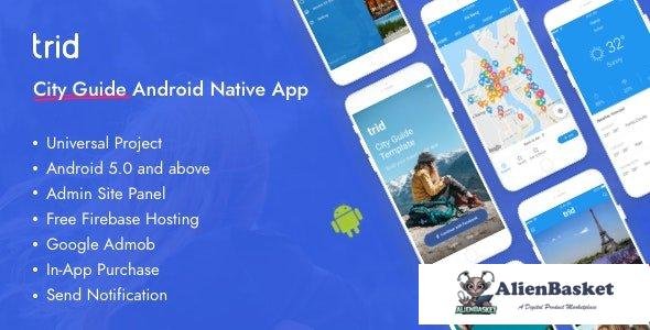 56384  Trid v7 - City Travel Guide Android Native with Admin Panel, Firebase