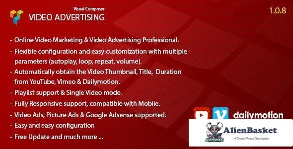 56402  Video Advertising v1.0.8 - Addon For Visual Composer