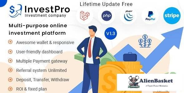 56434  InvestPro v1.0.4 – Wallet & Banking Online Hyip Investment Platform