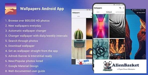 56442  Wallpapers Android App v0.0.2 - Admob Ready