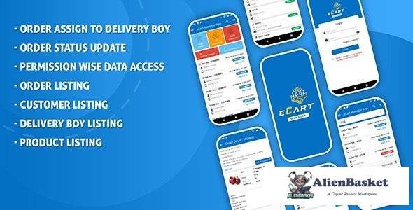56563  eCart v1.0.1 - Ecommerce Admin / Store Manager app