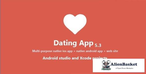 56620  Dating App v5.3 - web version, iOS and Android apps - 