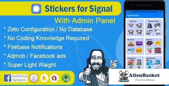 56685  Stickers for signal app with admin panel v1.0
