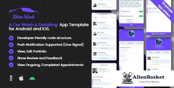 56714  Car wash detailing Employee App for Shinewash Flutter v1.0