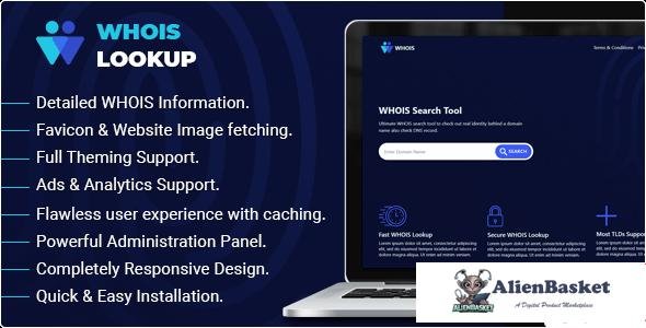 56720  Whois Lookup v1.2 - PHP Whois Script
