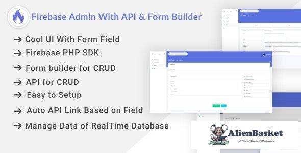 56731  Firebase Admin Dashboard With Auto API & Form Builder - 1 February 2020
