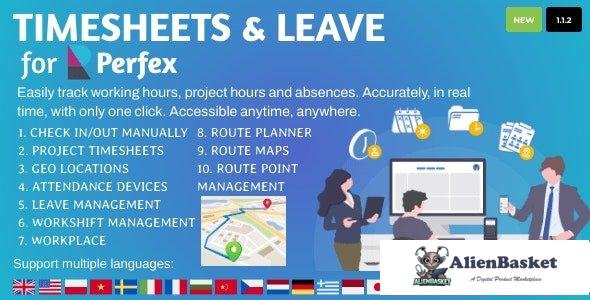 56796  Timesheets and Leave Management for Perfex CRM v1.1.2