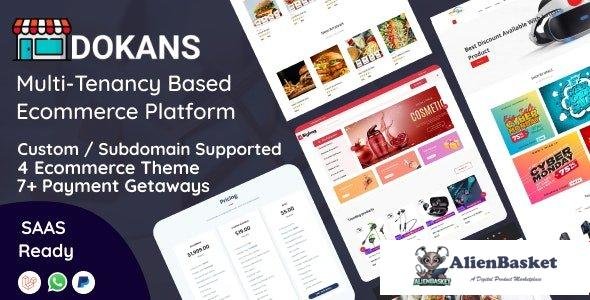 56800  DOKANS v1.2.5 - Multitenancy Based Ecommerce Platform (SAAS) - 