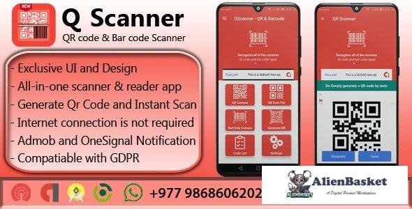 56855  QScanner v1.3 - QR & Barcode Pro