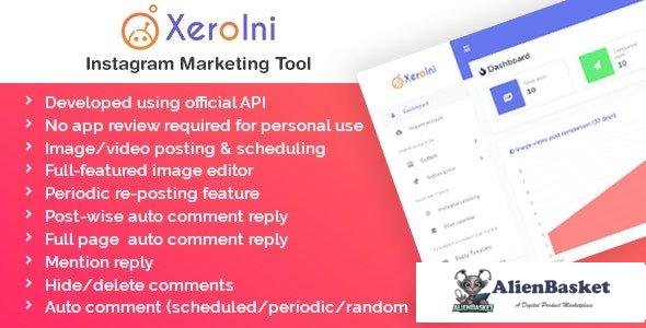 56862  XeroIni v1.0 - Instagram Post Scheduler & Marketing Tool - 