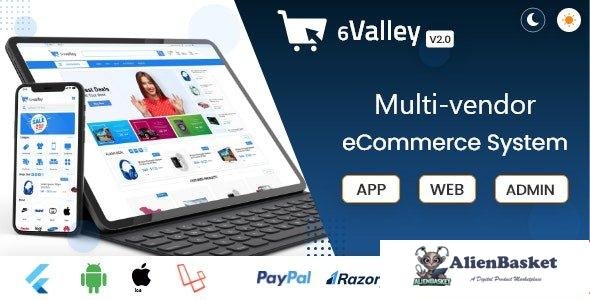 56955  6valley Multi-Vendor E-commerce v2.0 - Complete eCommerce Mobile App, Web and Admin Panel