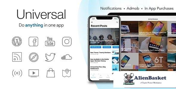 66142  Universal for IOS v4.4.7 - Full Multi-Purpose IOS app