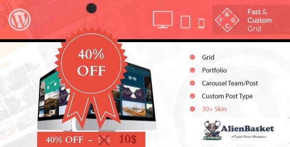 56996  Fast & Custom Grid v1.0 - Wordpress Plugin