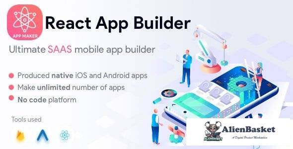 57155  React App Builder v13.5.0 - SaaS - Unlimited number of apps
