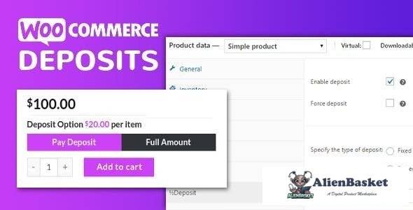 57288  WooCommerce Deposits v3.1.6 - Partial Payments Plugin