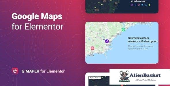 57295  GMaper v1.0 - Google Maps for Elementor