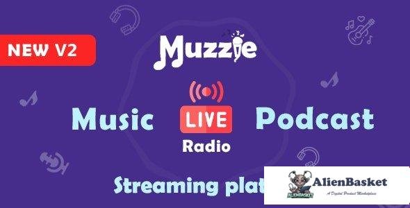 57318  Muzzie v2.0 - Music, Podcast & Live Streaming Platform