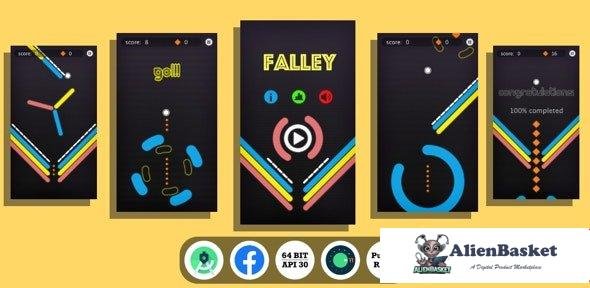 57325  Falley : (Android Studio+Facebook Ads+Inapp+Leaderboard+ready to publish) 6 february 2021