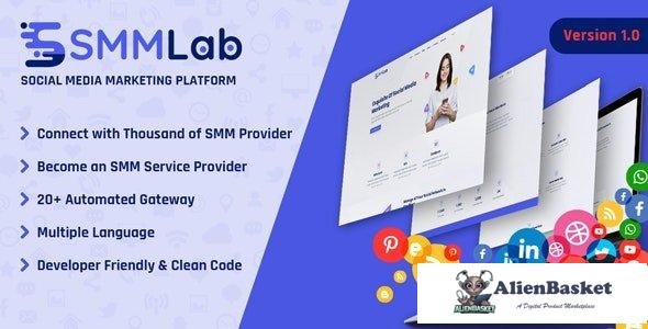 57374  SMMLab v1.0.0 - Social Media Marketing SMM Platform
