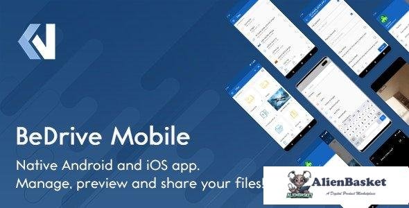 63625  BeDrive Mobile v1.0.8 - Native Flutter Android and iOS app for File Storage PHP Script