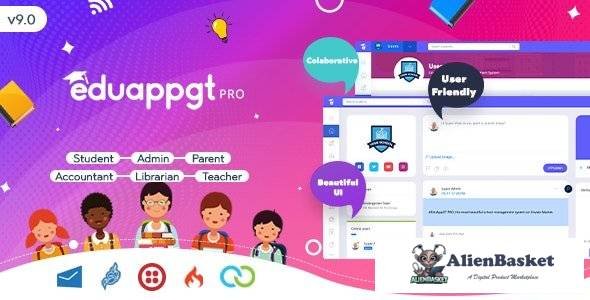 57448  EduAppGT Pro v9.1 - School Management System