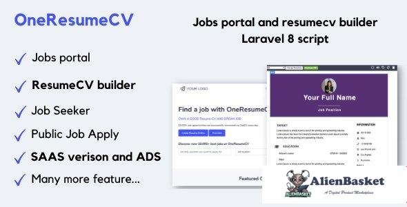57494  OneResumeCV v1.0.4 - Jobs board and resume builder