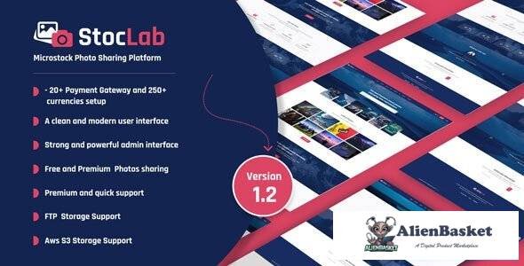 57496  StocLab v1.2 - Microstock Photo Sharing Platform