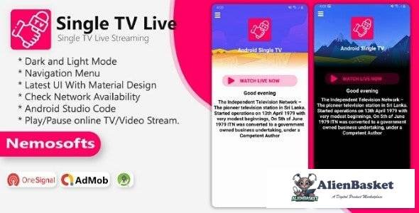 57520  Android TV Channel - Single TV Live Streaming App  1 February 2021
