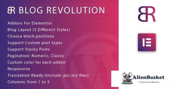 57535  Blog Revolution for Elementor WordPress Plugin v1.0