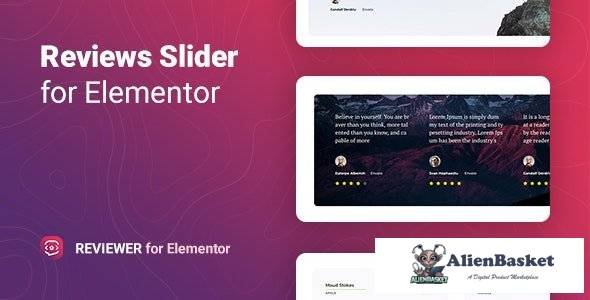 57549  Reviewer v1.0 - Reviews Slider for Elementor