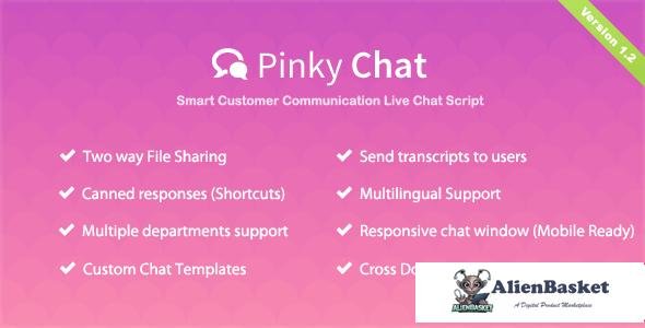 57599  Pinky Chat v1.2 - Live Chat Support Script