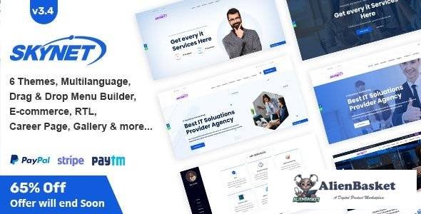 57608  Skynet v3.4.1 - Multipurpose Laravel CMS