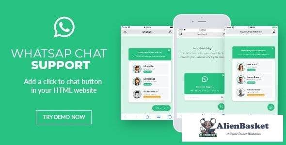 57668  WhatsApp Chat Support - jQuery Plugin 3 July 2021