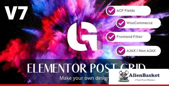 57803  Elementor Post Grid Builder v7.6.4 - Frontend Sort and Filter