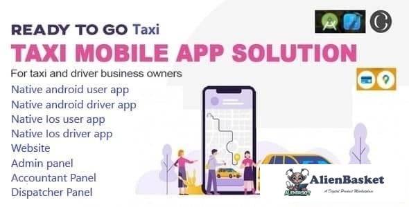 57973  GoTaxi v1.0 - Taxi Mobile App Solution