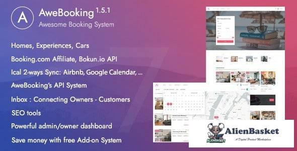 58084  AweBooking v1.5.1 - Online Booking System - Bokun.io API supported