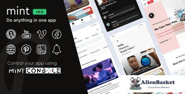 58091  Mint v4.2.0 - WebView & Multi-purpose Android App With Remote Config